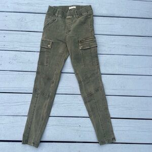 Olive Green Cargo Pants - size XS